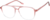 Angle view of Aviator Glasses 2036119 in Pink thumbnail