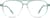 Front view of Aviator Glasses 2036124 in Green thumbnail