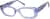 Angle view of Rectangle Glasses 2036317 in Purple thumbnail