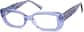 Angle view of Rectangle Glasses 2036317 in Purple thumbnail