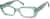 Angle view of Rectangle Glasses 2036324 in Green thumbnail