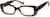 Angle view of Rectangle Glasses 2036325 in Tortoiseshell thumbnail