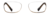 Front view of Rectangle Glasses 2036325 in Tortoiseshell thumbnail