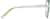 Side view of Square Glasses 2036424 in Green thumbnail