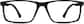 Front view of Rectangle Glasses 2036621 in Black thumbnail