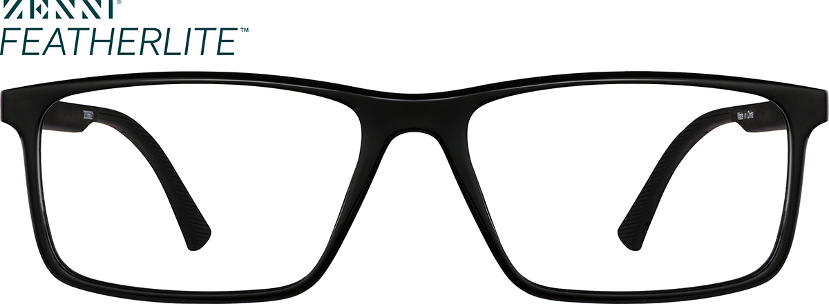 Black Rectangle Glasses