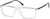 Angle view of Rectangle Glasses 2036623 in Clear thumbnail