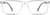 Front view of Rectangle Glasses 2036623 in Clear thumbnail