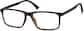 Angle view of Rectangle Glasses 2036625 in Tortoiseshell thumbnail