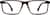 Front view of Rectangle Glasses 2036625 in Tortoiseshell thumbnail