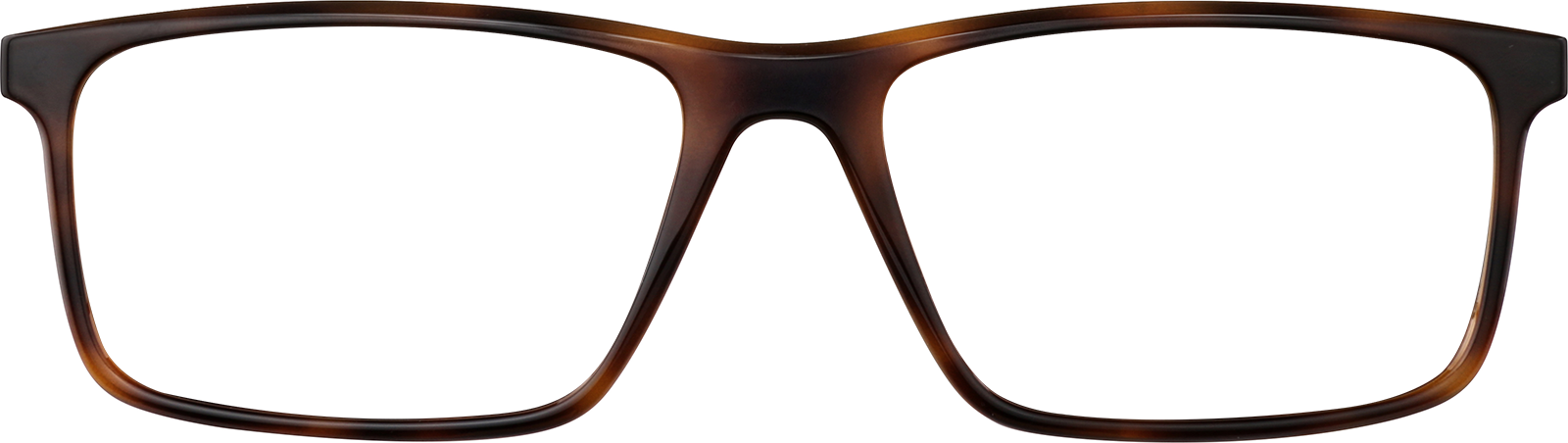 らんらんページ Black Rectangle Glasses #2036621 | Zenni Optical