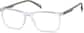 Angle view of Rectangle Glasses 2036723 in Clear thumbnail