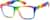 Angle view of Kids' Square Glasses 2036829 in Rainbow thumbnail