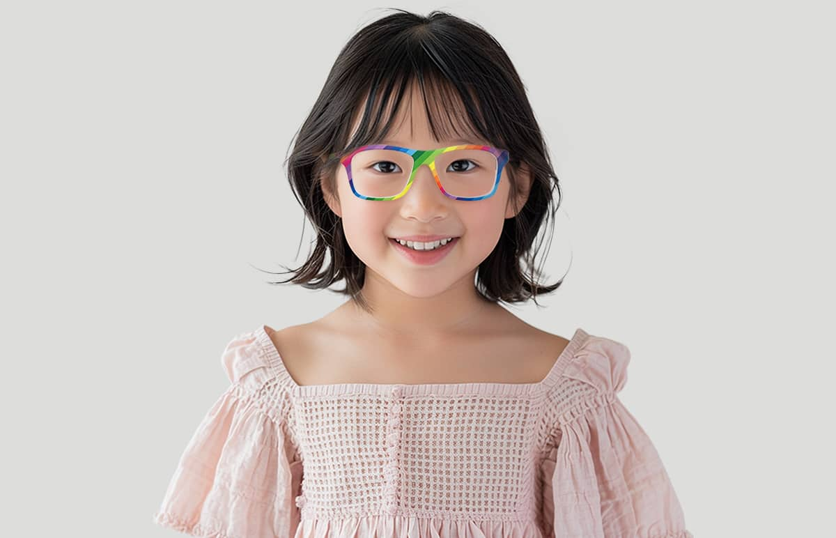 Rainbow Kids Square Glasses 2036829 Zenni Optical