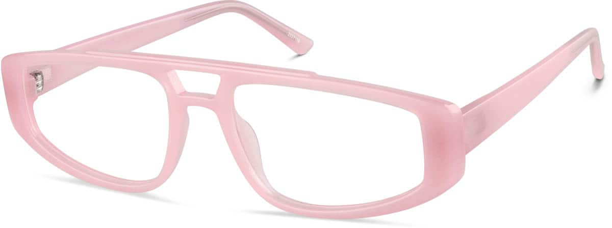 Angle view of Aviator Glasses 2037119 in Pink