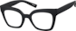 Angle view of Cat-Eye Glasses 2037521 in Black thumbnail