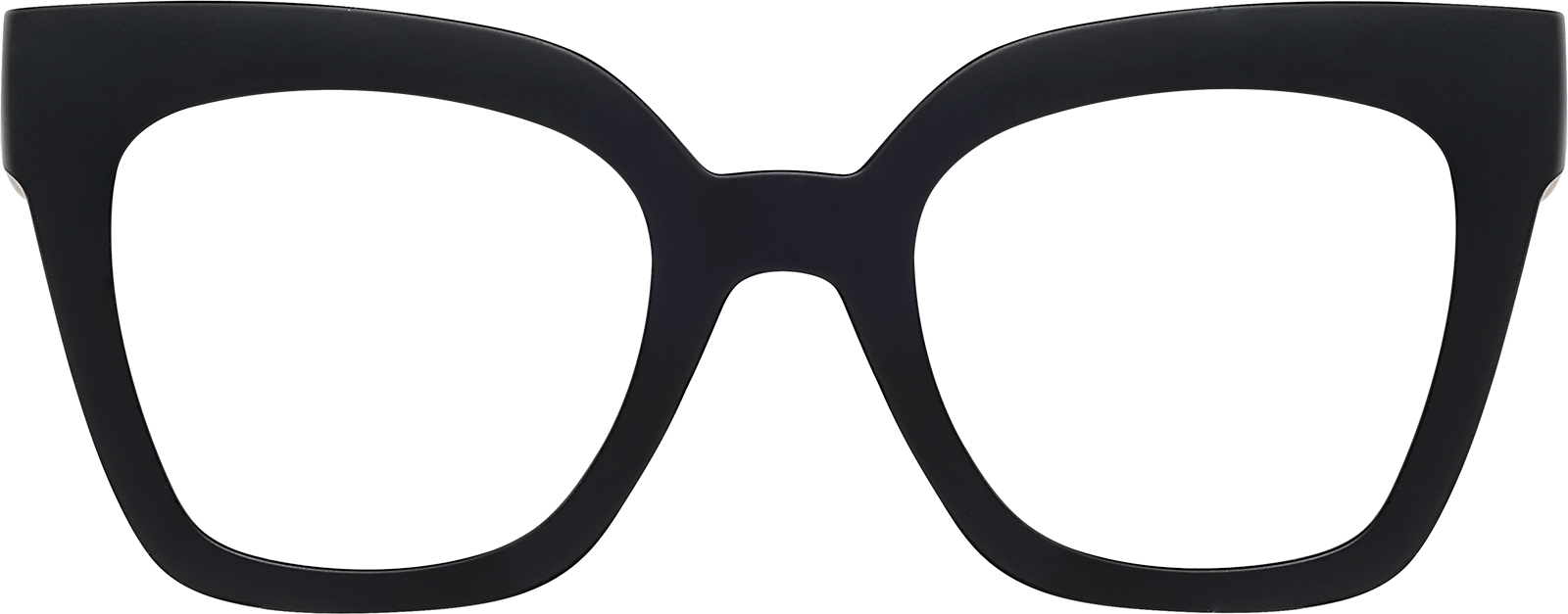 Front view of Cat-Eye Glasses 2037521 in Black