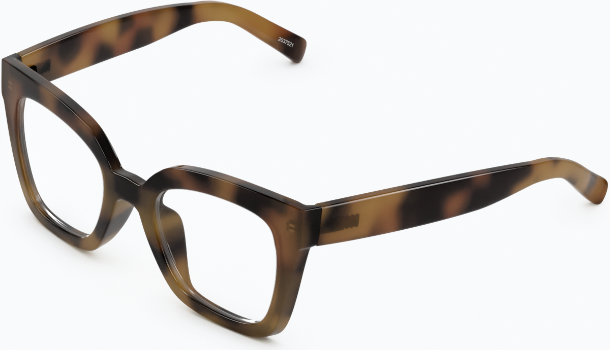 Angle view of Cat-Eye Glasses 2037525 in Tortoiseshell thumbnail