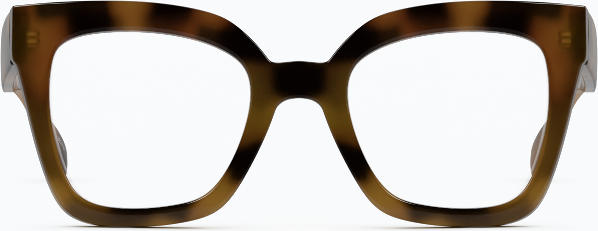 Front view of Cat-Eye Glasses 2037525 in Tortoiseshell thumbnail