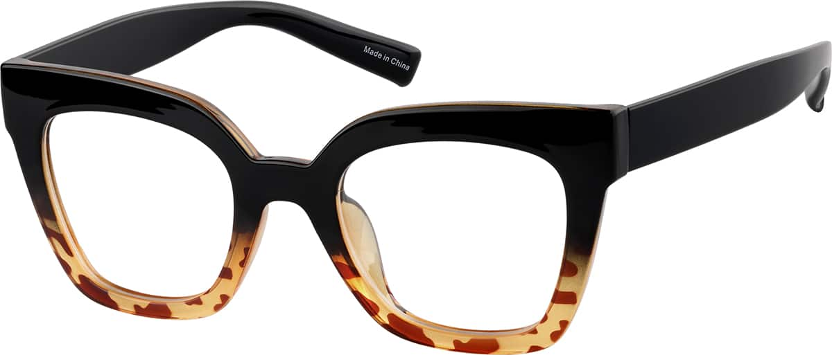 Angle view of Cat-Eye Glasses 2037539 in Pattern