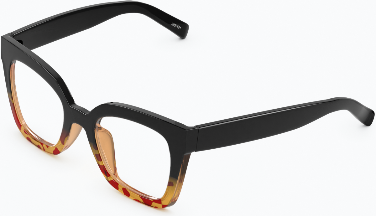 Angle view of Cat-Eye Glasses 2037539 in Pattern thumbnail