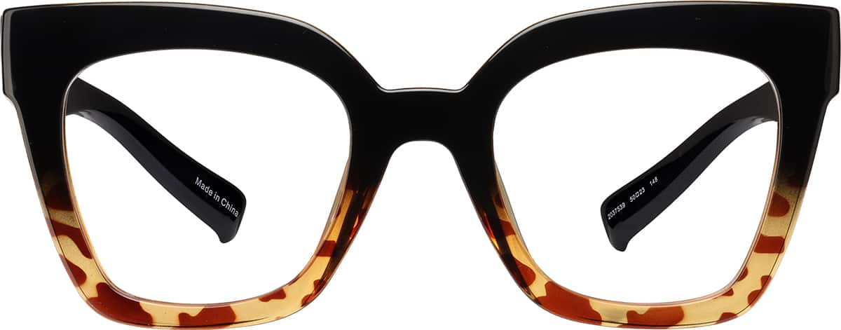 Front view of Cat-Eye Glasses 2037539 in Pattern