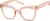 Angle view of Cat-Eye Glasses 2037542 in Orange thumbnail