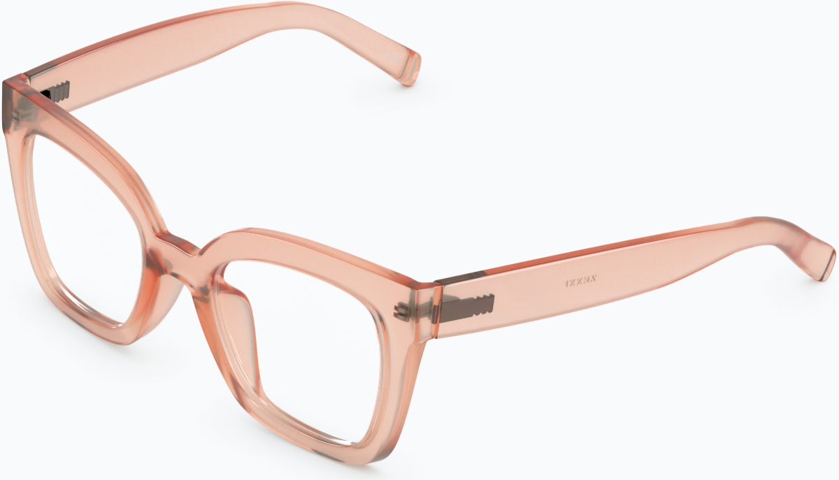 Angle view of Cat-Eye Glasses 2037542 in Orange thumbnail