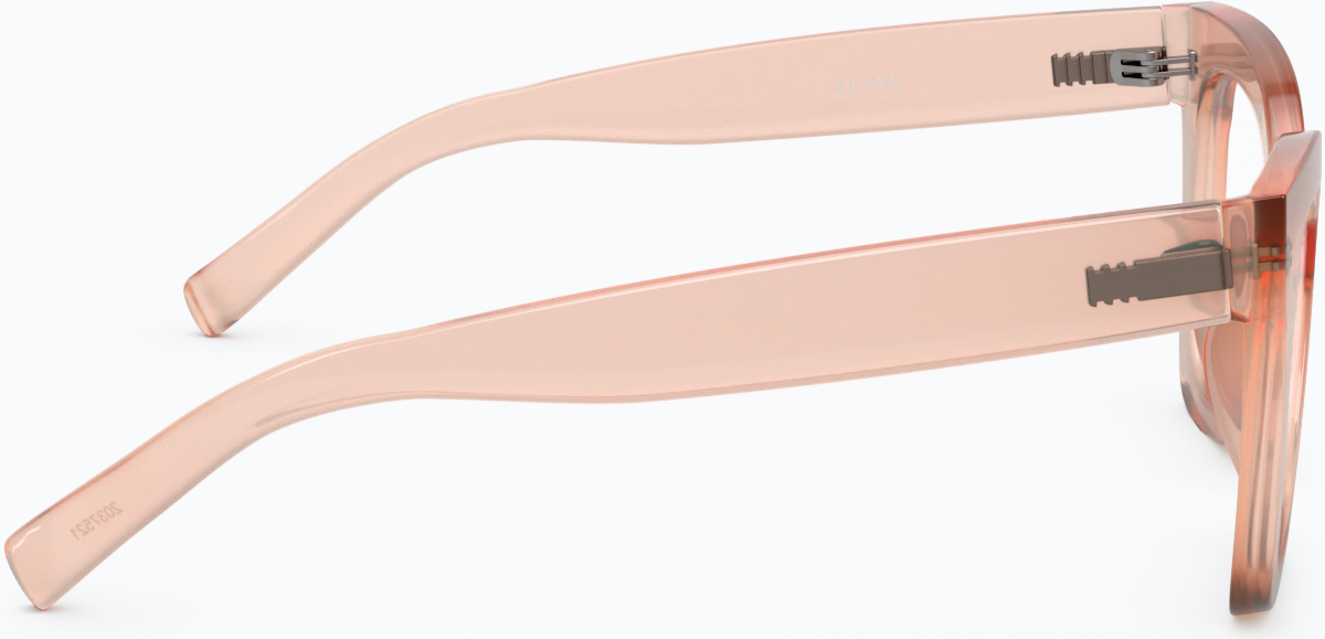 Side view of Cat-Eye Glasses 2037542 in Orange thumbnail