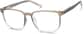 Angle view of Square Glasses 2037615 in Brown thumbnail