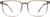 Front view of Square Glasses 2037615 in Brown thumbnail
