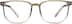 Square Glasses 2037615 in Brown