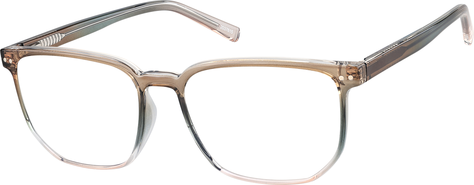 Brown Square Glasses #2037615 | Zenni Optical