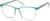 Angle view of Square Glasses 2037616 in Blue thumbnail