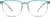 Front view of Square Glasses 2037616 in Blue thumbnail