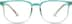 Square Glasses 2037616 in Blue