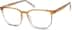 Square Glasses 2037642 in Orange