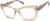 Angle view of Cat-Eye Glasses 2037715 in Beige thumbnail