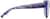 Side view of Cat-Eye Glasses 2037717 in Purple thumbnail