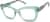 Angle view of Cat-Eye Glasses 2037724 in Green thumbnail