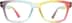 Rectangle Glasses 2037829 in Rainbow
