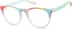 Round Glasses 2037939 in Blue/Rainbow