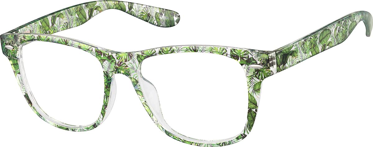 Monstera Square Glasses #2038224 | Zenni Optical