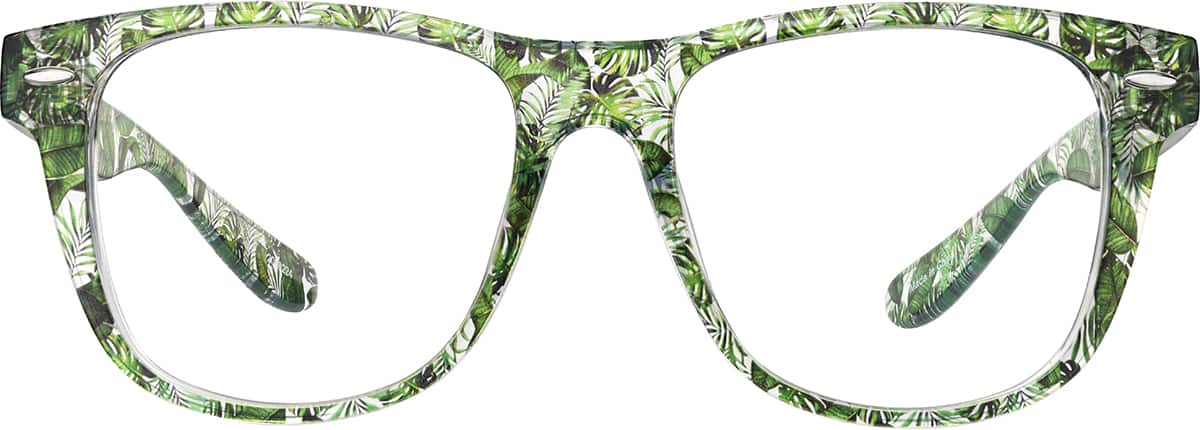 Monstera Square Glasses #2038224 | Zenni Optical