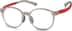 Kids' Flexible Round Glasses 2038312 in Gray