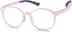 Kids' Flexible Round Glasses 2038319 in Pink