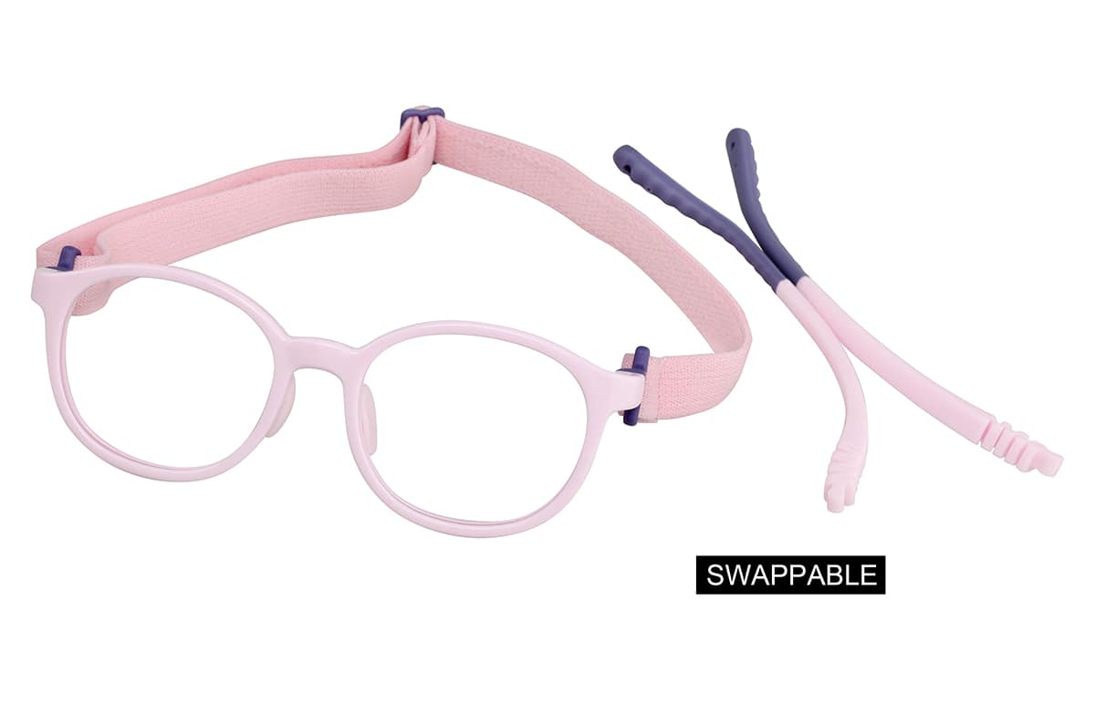 Image of Kids' Flexible Round Glasses