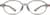 Front view of Kids' Flexible Oval Glasses 2038412 in Gray thumbnail