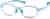 Angle view of Kids' Flexible Rectangle Glasses 2038516 in Blue thumbnail