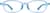 Front view of Kids' Flexible Rectangle Glasses 2038516 in Blue thumbnail